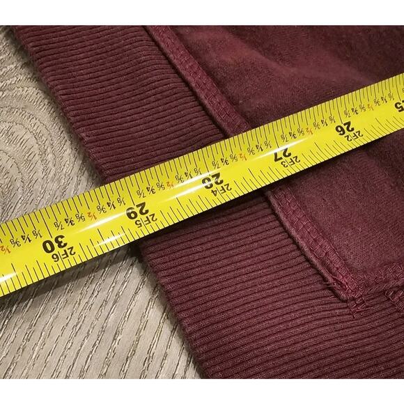 Champion Boston College Maroon 1/4 Zip Heavy Sweatshirt Pullover Sz L - Picture 9 of 10